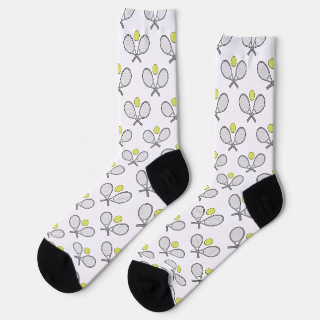 Tennis Design  Socks (Left)
