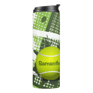 Tennis Design Thermal Tumbler