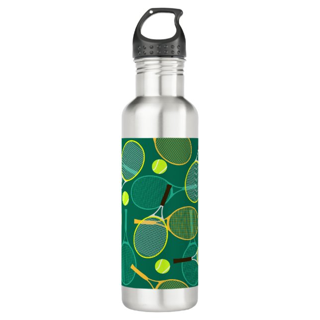 Tennis Design Water Bottle (Front)