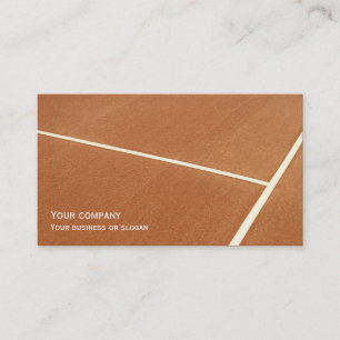 "Tennis" double-face business card