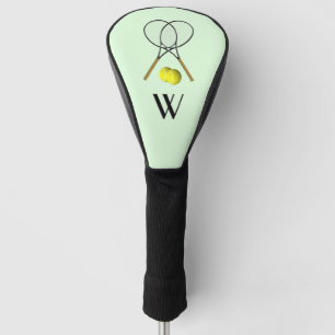 Tennis Doubles Green Golf Head Cover