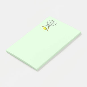 Tennis Doubles Green Post-it Notes