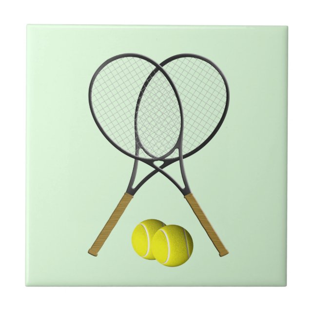 Tennis Doubles Green Tile (Front)