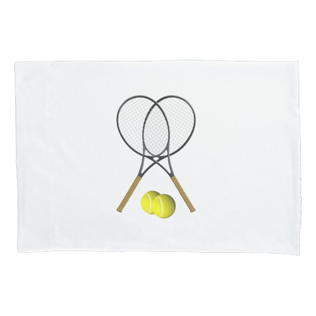 Tennis Doubles  Pillowcase (Front)