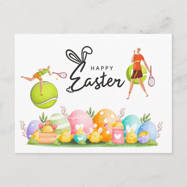 Tennis Easter Holiday for Tennis Player (Front)