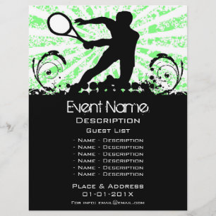 Tennis Event Promotion Flyer