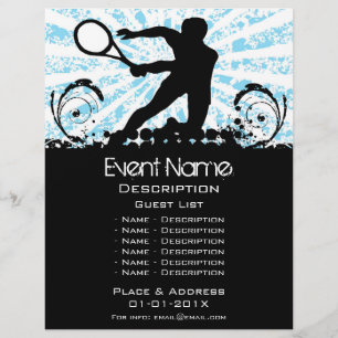 Tennis Event Promotion Flyer