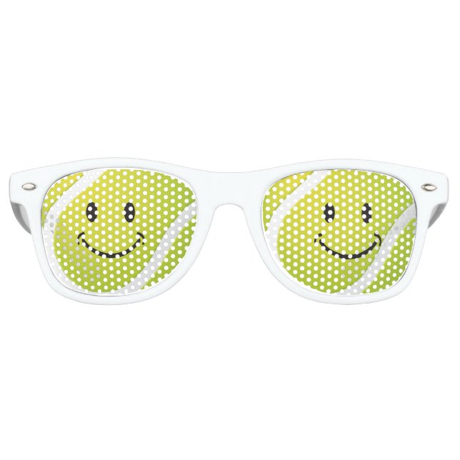 Tennis Face | Sport fan Retro Sunglasses (Front)