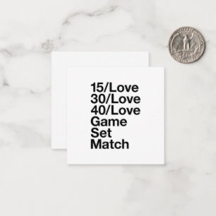 TENNIS Fan Card