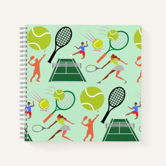 Tennis Fan Notebook (Front)