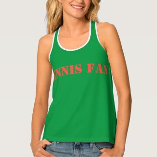 tennis fan tank top