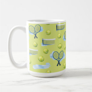 Tennis Father’s Day Blue Watercolor  Coffee Mug