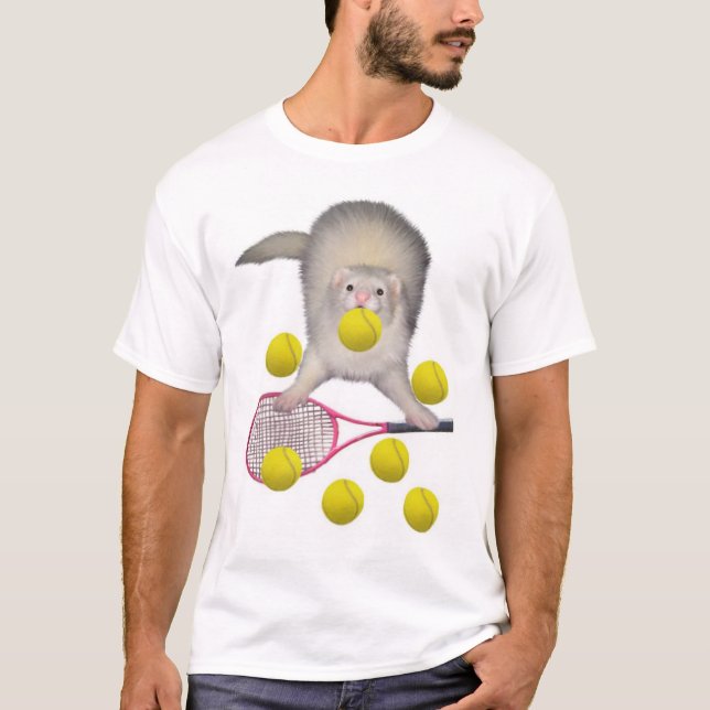 Tennis Ferret T-Shirt (Front)
