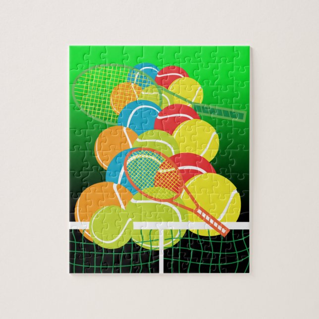 TENNIS FRENZY NET JIGSAW PUZZLE (Vertical)
