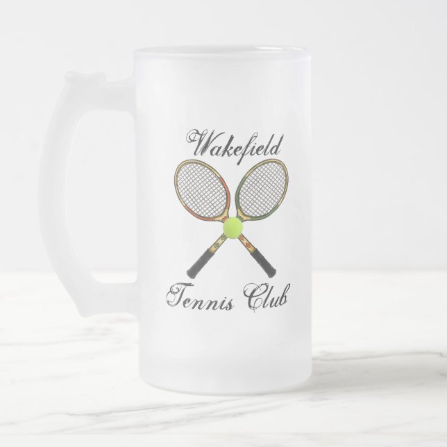 Tennis Frosted Mug (Left)