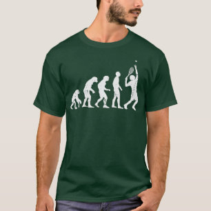Tennis Funny Evolution Coach Player Men Women Kids T-Shirt