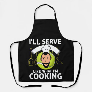Tennis Funny Gifts for Tennis Player  Apron