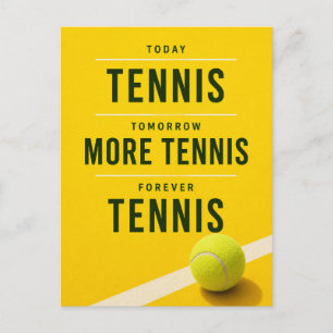 Tennis Funny Saying for player Postcard
