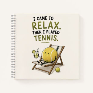 Tennis funny saying notebook