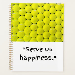 Tennis Funny Saying Slogan Quotes for Player Planner