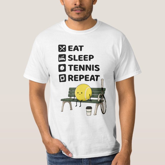 Tennis funny saying T-Shirt (Front)
