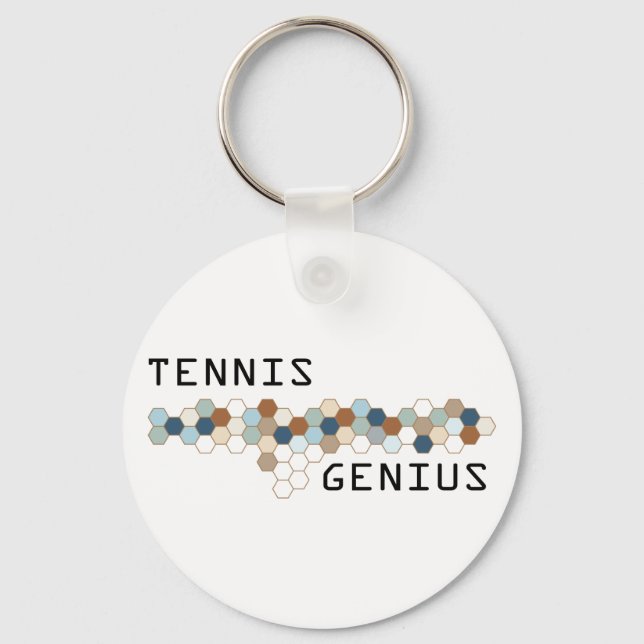 Tennis Genius Key Ring (Front)