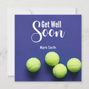 Tennis Get Well Soon  Card