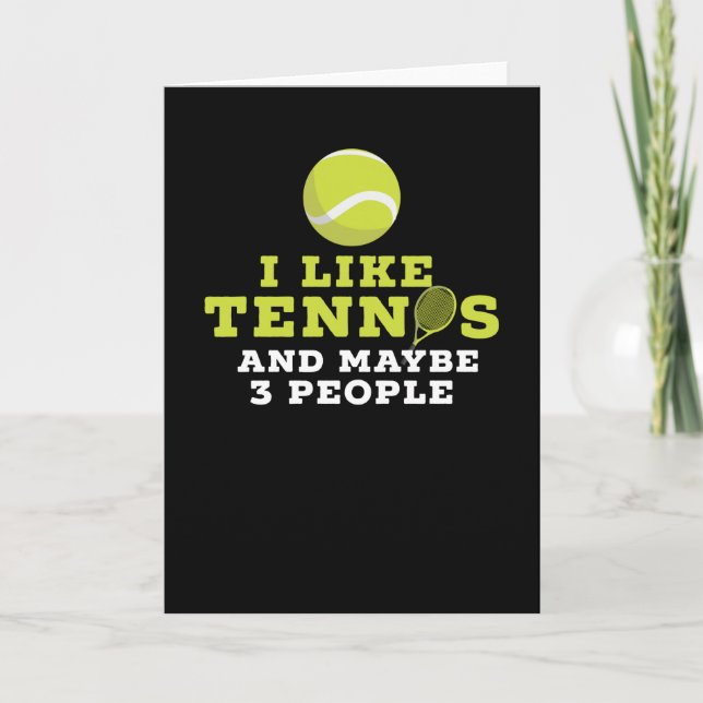 Tennis Gift Card (Front)