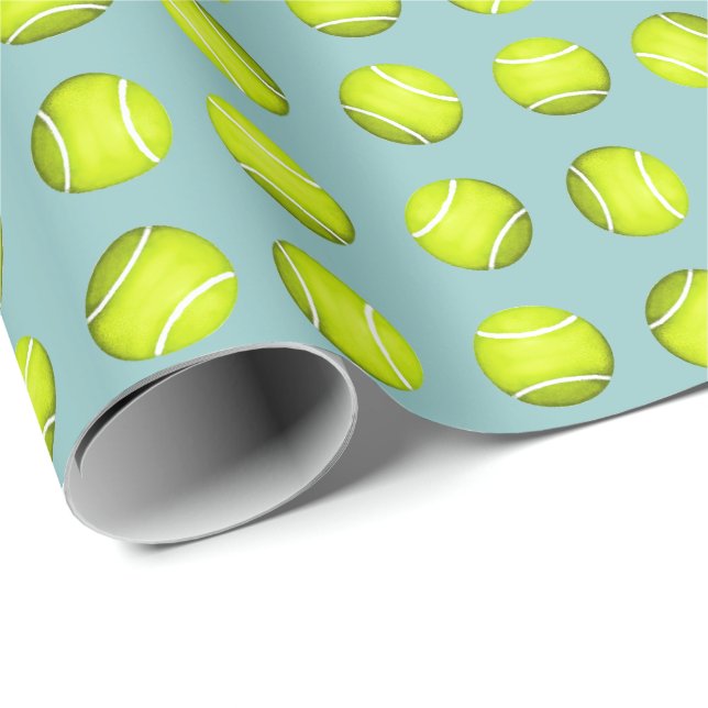 Tennis Gift Wrapping Paper (Roll Corner)