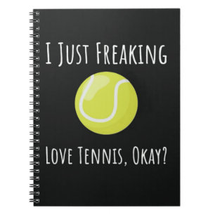 Tennis Gifts For Her Girl Player Women Mum Notebook