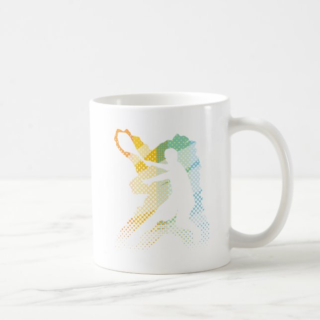 Tennis Gifts for tennis players and tennis fans Coffee Mug (Right)