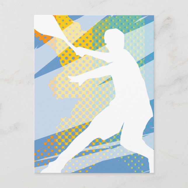 Tennis Gifts for tennis players and tennis fans Postcard (Front)