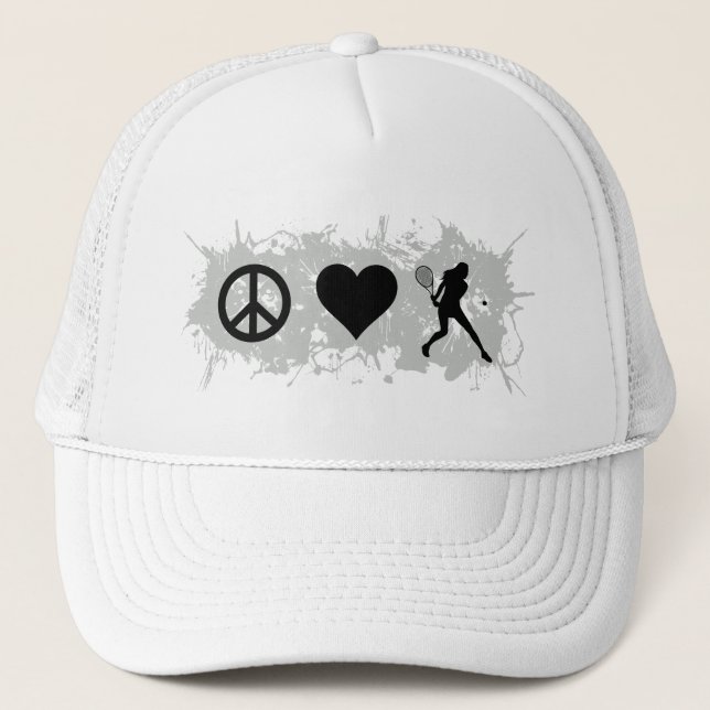 Tennis Girl 3 Trucker Hat (Front)
