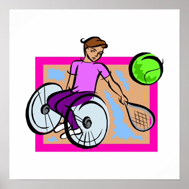 Tennis Girl Poster (Front)