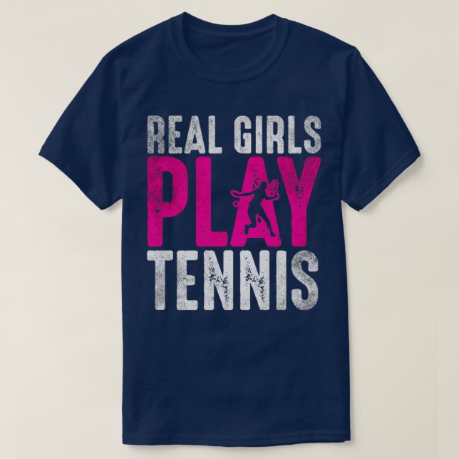 Tennis Girl T-Shirt (Design Front)