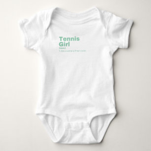 Tennis Girl - Tennis Baby Bodysuit