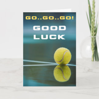 tennis good luck cards