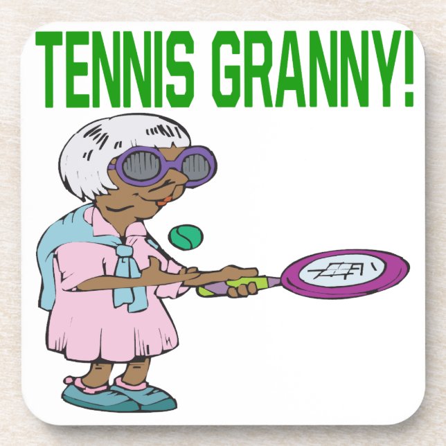 Tennis Granny Coaster (Front)