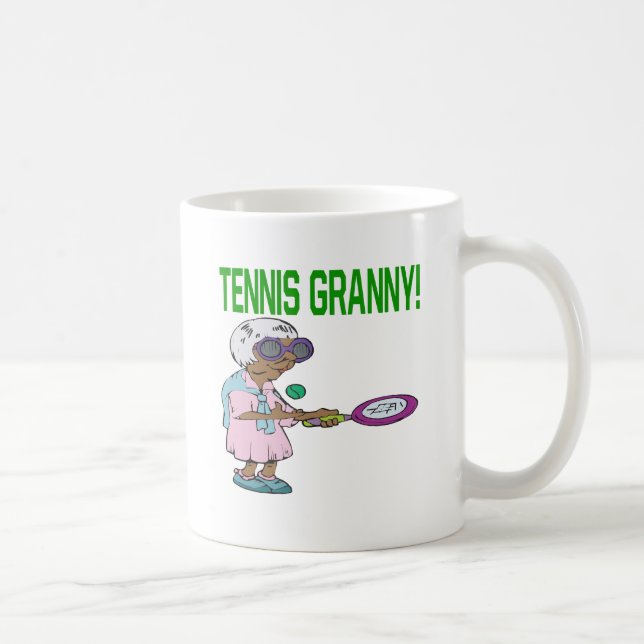 Tennis Granny Coffee Mug (Right)