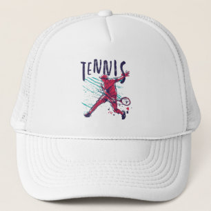 Tennis Grunge Colour Trucker Hat