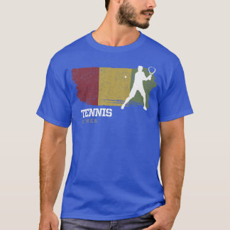 Tennis Guinea Flag Team Tennis Player Tennis  T-Shirt