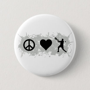 Tennis Guy 3 6 Cm Round Badge