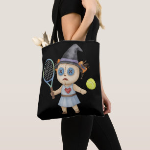 Tennis Halloween themed Tote Bag
