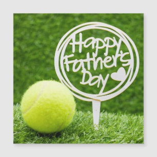 Tennis  Happy Father' s day on green grass