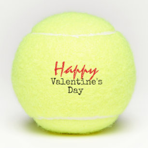 Tennis Happy Valentine's Day Balls