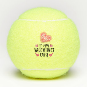 Tennis  Happy Valentine's Day for Player Lover  Te Tennis Balls
