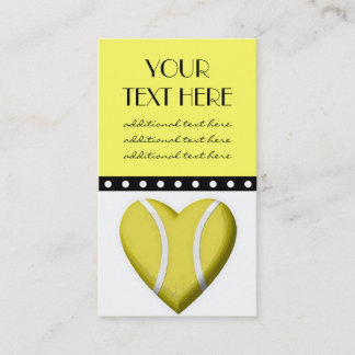 Tennis Heart Business Card