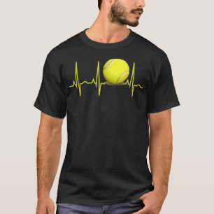 Tennis Heartbeat Tennis for Players Coaches T-Shirt