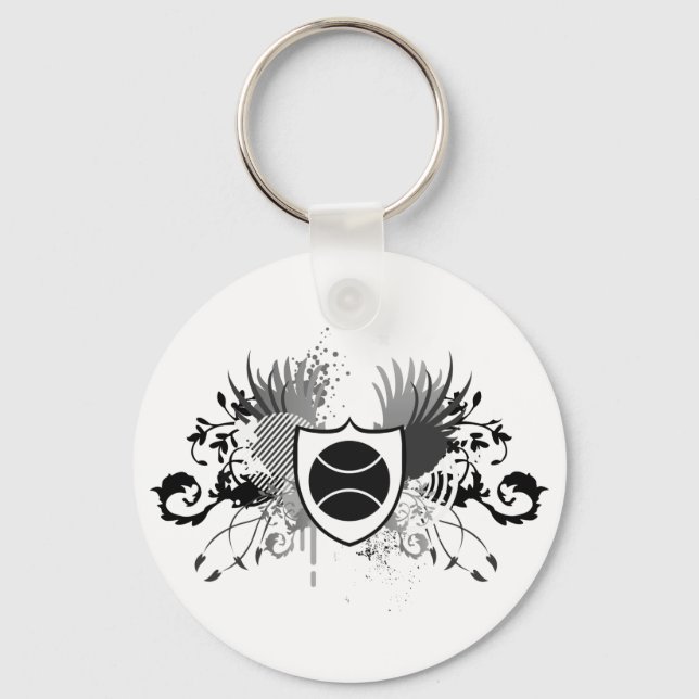 tennis. hi-fi. key ring (Front)