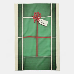 Tennis Holiday Gift Tea Towel